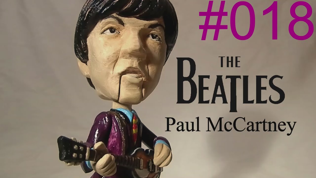 木彫フィギュア作成】The Beatles - Paul McCartney（ポール 