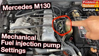 Mercedes m130 mechanical fuel injection pump setting. Mercedes pagoda, 280se w108 m127