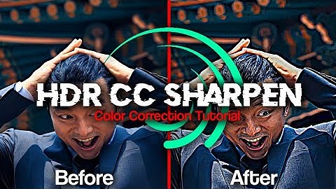 HDR CC SHARPEN TUTORIAL | ALIGHT MOTION