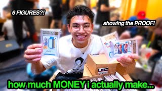 REVEALING How Much MONEY I ACTUALLY Make Flipping Sports Cards