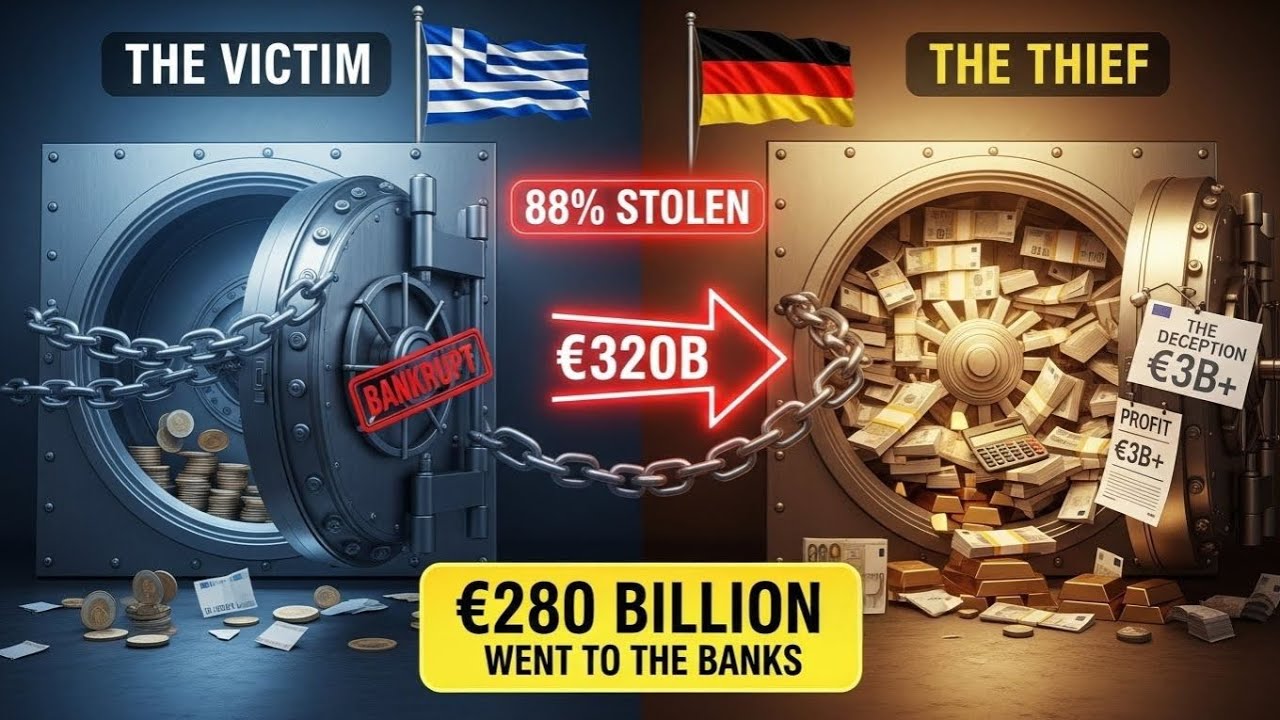 How Germany's €320 Billion 'Bailout' Destroyed Greece (And Made Billions)