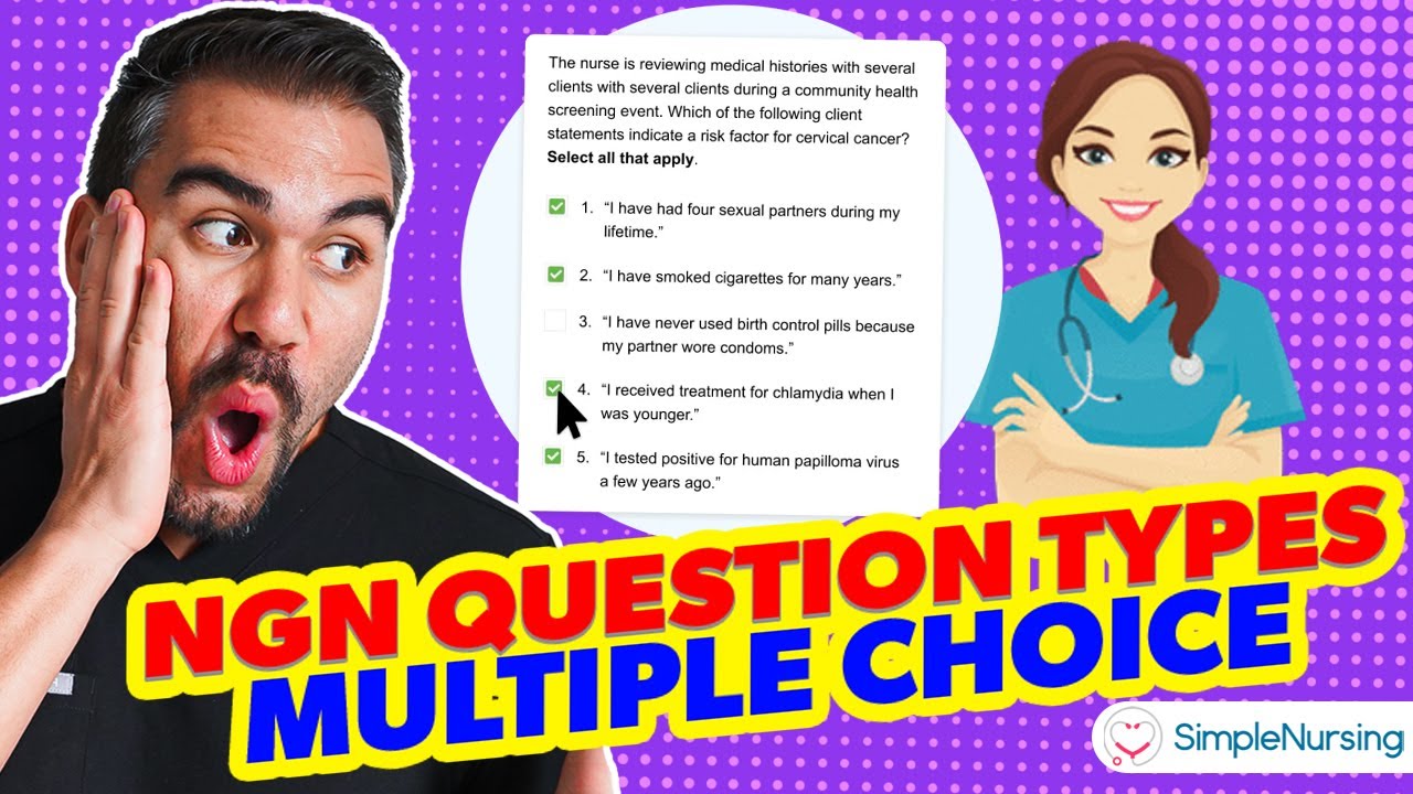 Next Gen NCLEX NGN Question Types PART 3 | Matrix Multiple Choice ...