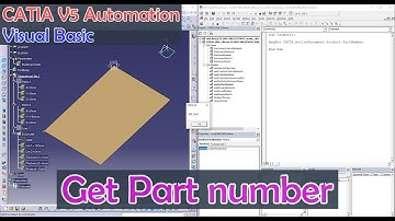 CATIA V5 Automation Visual Basic Get Part Number