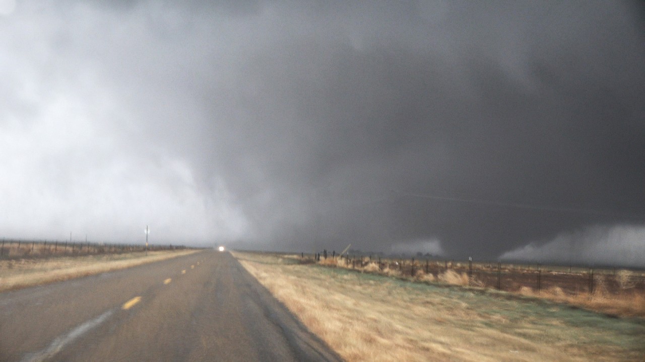 Massive Wedge Tornadoes in Texas - March 13, 2021