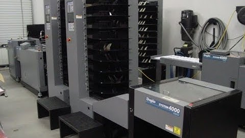 DUPLO 5000 / 600i ENVELOPE INSERTING DEMO VIDEO by LCE GRAPHICS