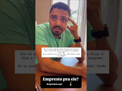 Wesley quer saber, ele empresta a fazenda pro Tirullipa passar 5 dias com 25 pessoas gravando?