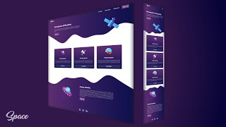 Landing page Design with Animation using HTML CSS & JavaScript - devsuggest