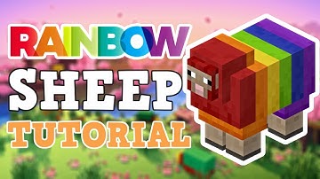 How To Get A RAINBOW SHEEP in Minecraft Bedrock 1.21!!!