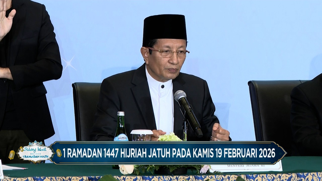 1 Ramadan 1447 H Jatuh Pada 19 Februari 2026 | Sidang Isbat Penentuan 1 Ramadan 1447 H