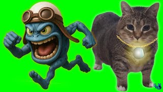 Oiiaoiia Cat & Crazy Frog - Spinning Cat Techno - Synthwave Remix Cat Brainrot Video - Ispeed