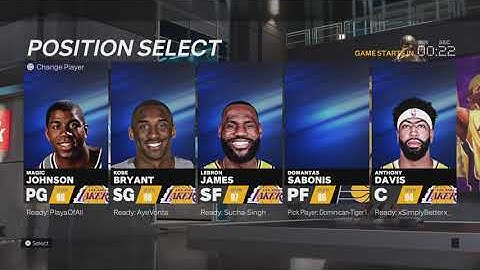 The Lakers but in Player Control And Was Unstoppable