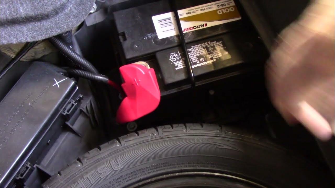 2002 2005 Ford Thunderbird Battery Replacement / How to Open Trunk