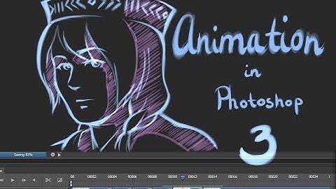Animation in Photoshop. LINEART. COLOURING.