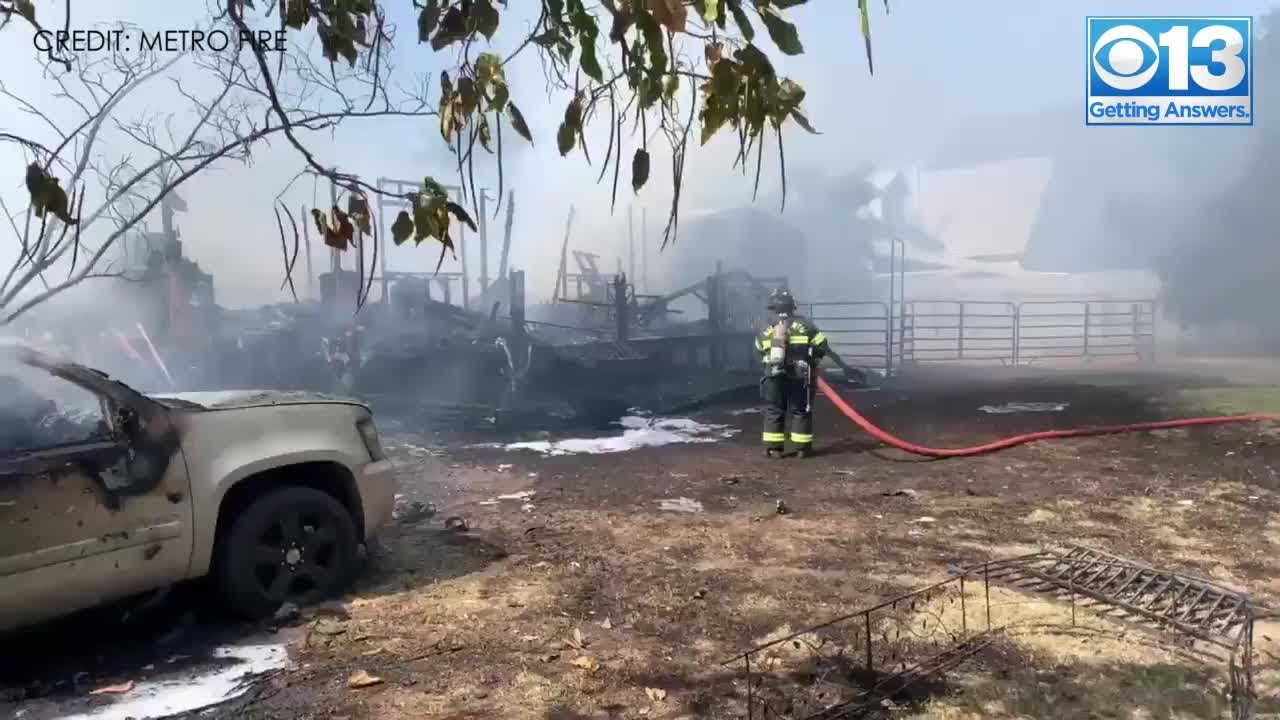 Raw Fire Causes Heavy Damage To Rio Linda Home YouTube