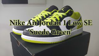jordan 1 low suede green