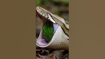 Snake Swallow a Watermelon?!