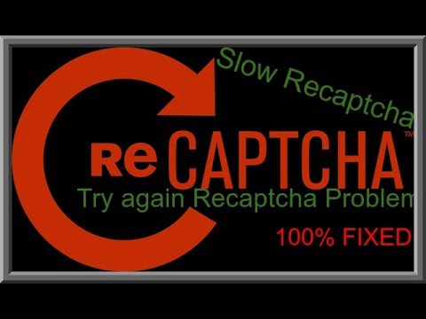 Recaptcha All Problem Solved [Fixed]