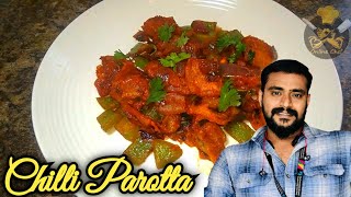 Chilli Parotta Recipe in Tamil | சில்லி பரோட்டா | Chilli Parotta | Street Food | Quick Dinner Ideas