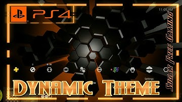 (PAID) Alien Mind Orange Abstract Dynamic Theme - PS4