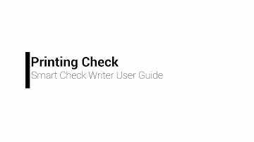 779081 SMART CHECK WRITER - Printing Check