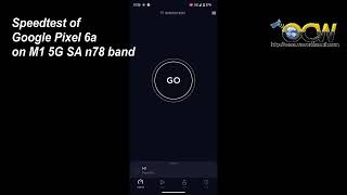 Google Pixel 6a speedtest on M1 5G SA network, VoNR works on Android 13 b4 screenshot 4