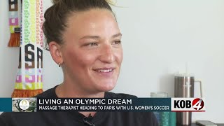 Local sports massage therapist heads to the Olympics