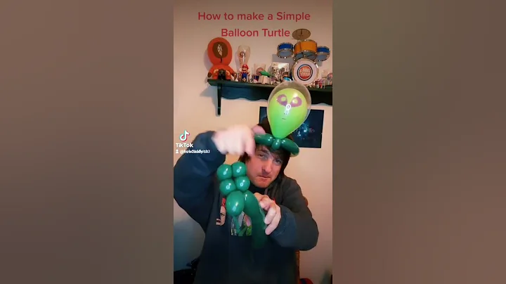 How To Make a Turtle Balloon Animal Tutorial