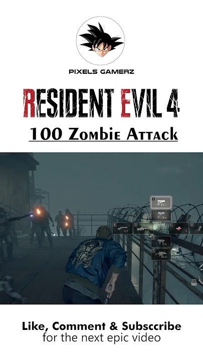 100 Zombies Attack Leon – Will He Survive? 😱 #viral #shorts #gaming #ytshorts #youtube