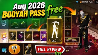 Free fire August month BOOYAH PASS full review ||Plex Star|| #viralvideo #freefire  screenshot 5