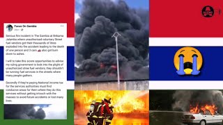 Breaking NEWS - Big FIRE In The GAMBIA - Focus On Gambia Reporting
