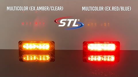 MultiColor Z-12® Linear LED Surface Mount Warning Light Head / LED Grille Light - Flash Patterns