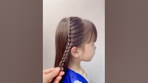 Cách Buộc, Kẹp Tóc Cho Bé Gái | Cách Tết tóc cho bé gái đi học đi chơi #56 | #shorts