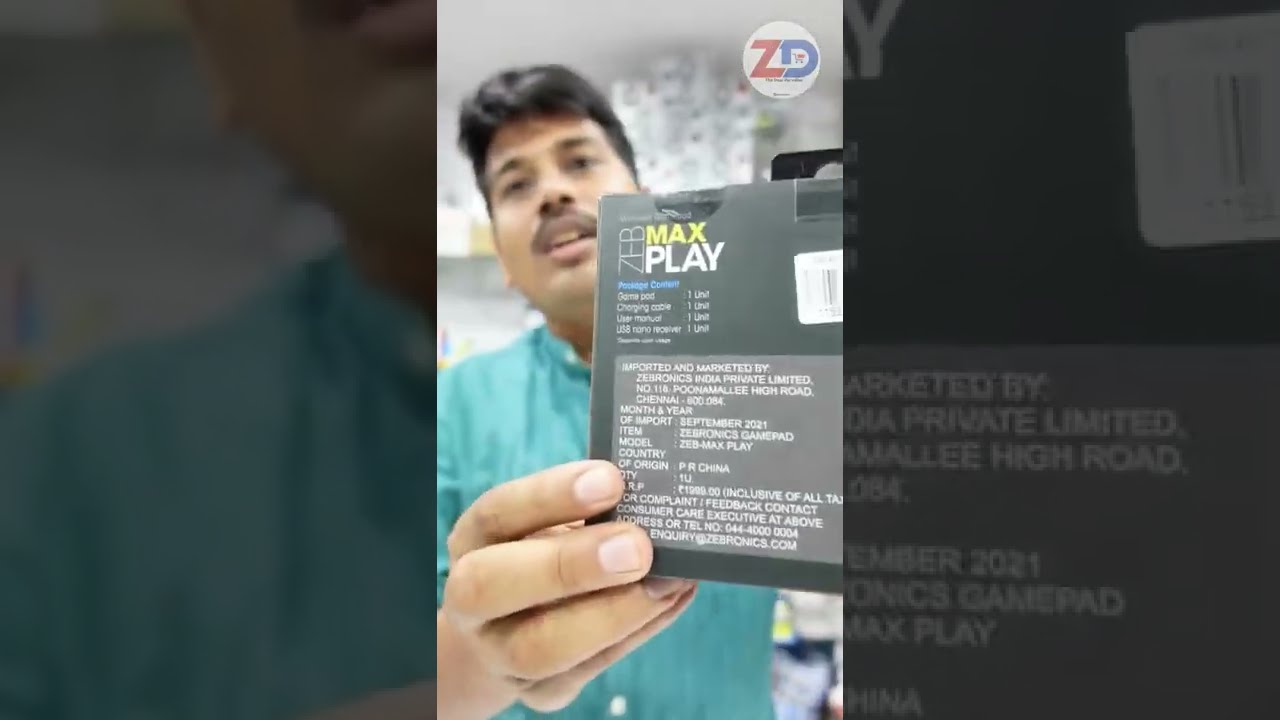 Zebronics Zeb-Max Play - Wireless Gamepad