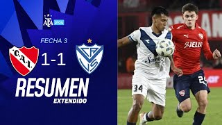 Independiente 1-1 Velez |#TorneoBetano | Resumen Extendido | Fecha 3