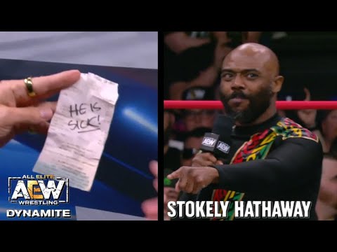 Stokely Hathaway attempt to weasel out his match with Hook AEW Dynamite 03.22.23