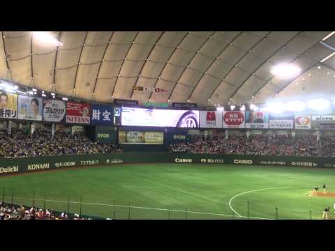 8/27　巨人対阪神　スターティングメンバー　in　東京ドーム
