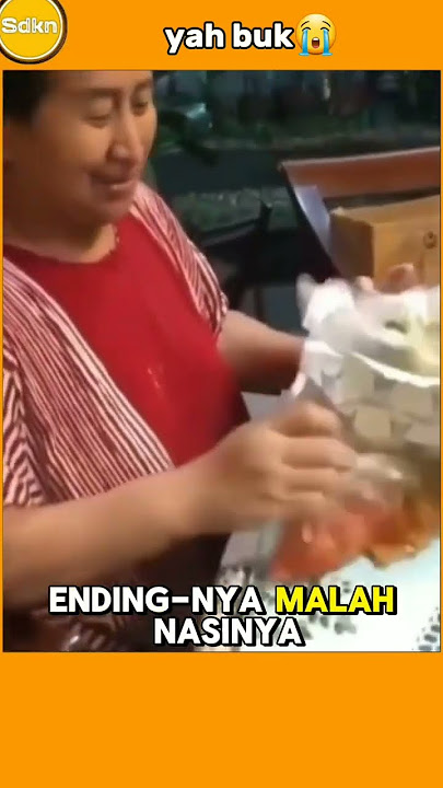 NIAT NYA MAU MAKAN NASI BUNGKUS EH TAPI ENDINGNYA MALAH GA JADI🤣#memengakakkocak #ngakak