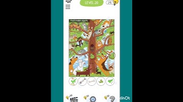 Who Is? LEVEL 20 .Find 5 hidden objects