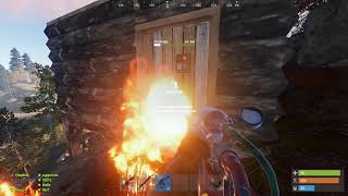 FLAME RAIDING THIS KIDS BASE!-Rust Solo Raids!