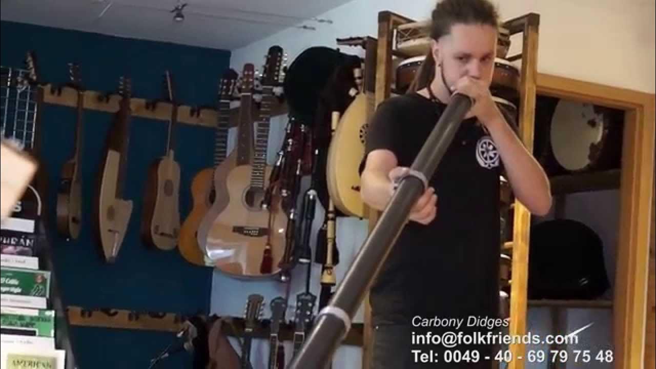 Carbony slide didgeridoo 3 sections played by DAPHYD from OMNIA YouTube