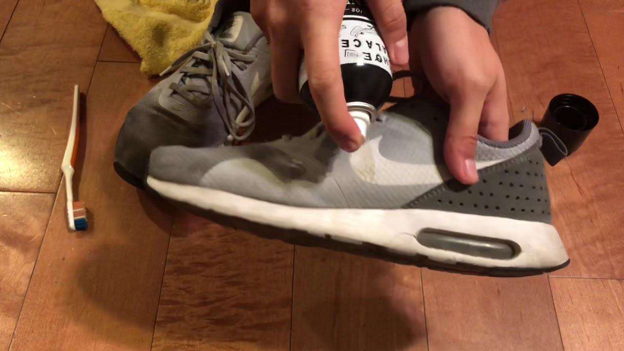 EASIEST WAY TO CLEAN SHOES TUTORIAL - YouTube