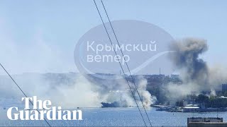 Ukraine strikes Russian Black Sea fleet HQ