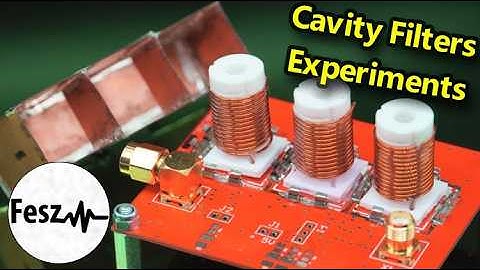 Cavity filter Experiments