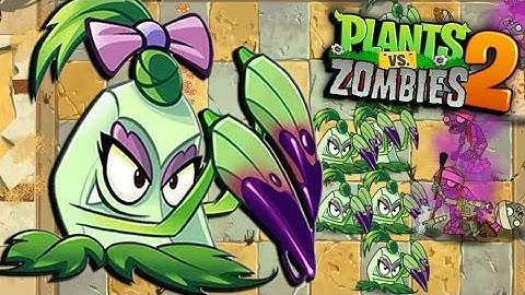 Pokra Max Mastery (M200) vs Level 50000 Pyramid of Doom - Plants vs Zombies 2