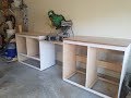 MIter Saw Station with shop Storage