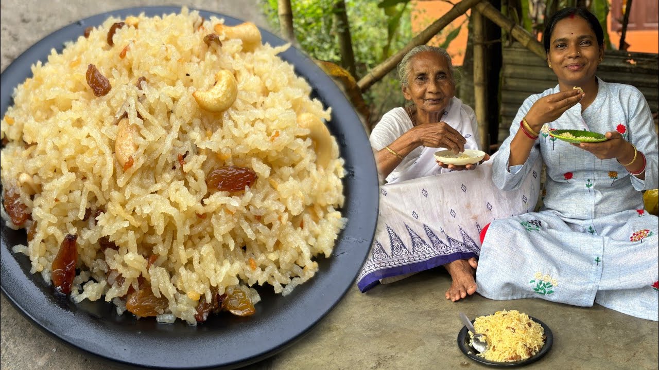 ঠাকুমা মাত্র 10 টাকা খরচ করে রসালো সুজির পোলাও বাড়িতেই বানালো।Sujir Pulao।Suji Pulao recipe।Pulao