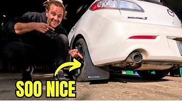 I INSTALLED MUDFLAPS ON MY MAZDASPEED 3