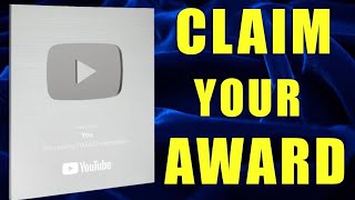 How to Claim Your Silver Play Button Award Redeem Code