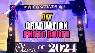 DIY Graduation Photo Booth Frame (FREE PATTERN Class of 2024)