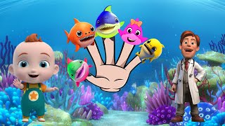 Cocomelon Shark Finger Family Song (under the sea version) | Nursery Rhymes & Kids Song